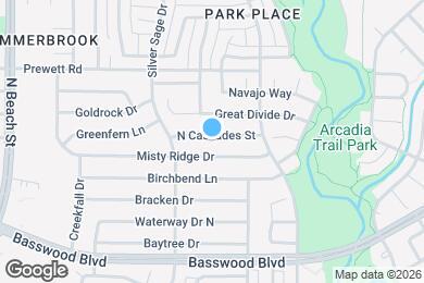 Map image of the property - 4736 N Cascades St