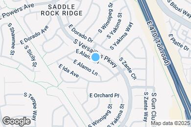Map image of the property - 23032 E Alamo Pl