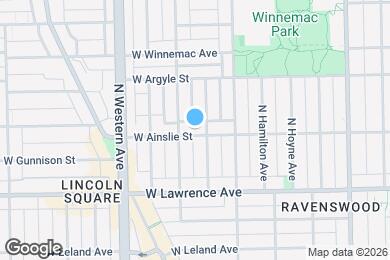 Map image of the property - 2242 W Ainslie St
