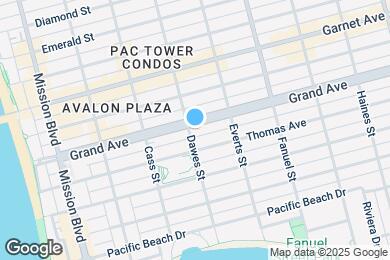 Map image of the property - 1107 Grand Ave