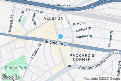 Map image of the property - 155 Brighton Ave