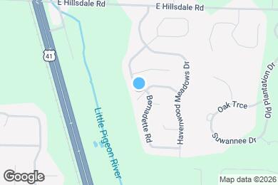 Map image of the property - 10630 Bernadette Dr