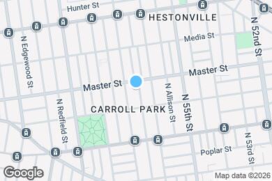 Map image of the property - 1326 N Frazier St