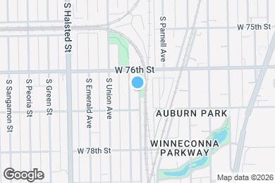 Map image of the property - 7627 S Lowe Ave