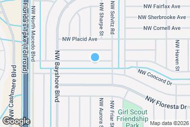 Map image of the property - 670 NW Treemont Ave