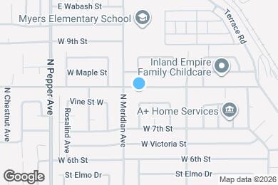 Map image of the property - 2643 Etiwanda Ave