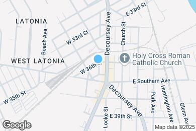 Map image of the property - 17 W 36th St