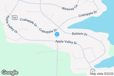 Map image of the property - 1252 Apple Valley Dr