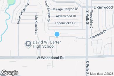 Map image of the property - 1320 Cleardale Dr