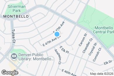 Map image of the property - 13030 E 47th Ave