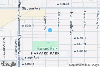 Map image of the property - 1540 W 60th St