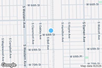 Map image of the property - 6759 S Bell Ave
