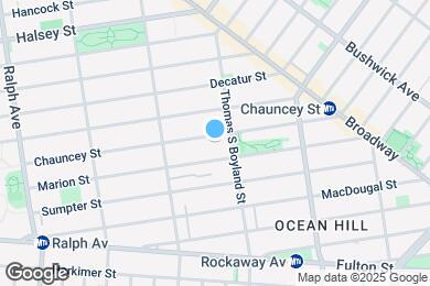 Map image of the property - 432 Chauncey St