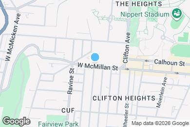 Map image of the property - 318 W McMillan St