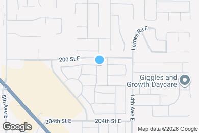 Map image of the property - 20005 12th Ave E