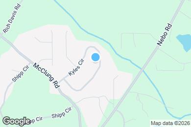 Map image of the property - 372 Kyles Cir