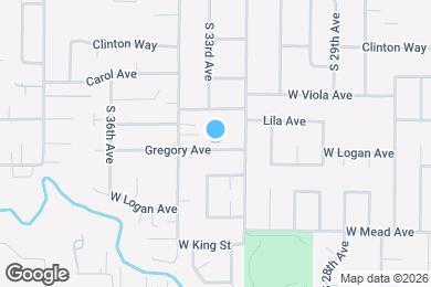 Map image of the property - 3207 Gregory Ave