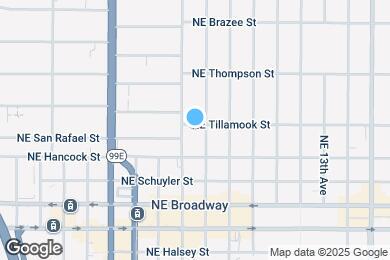 Map image of the property - 728 NE Tillamook St
