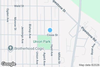 Map image of the property - 1198 Hurd Ave