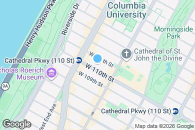 Map image of the property - 527 W 110th St