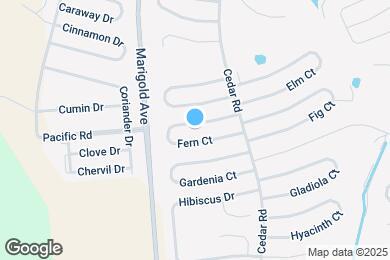 Map image of the property - 318 Fern Ct