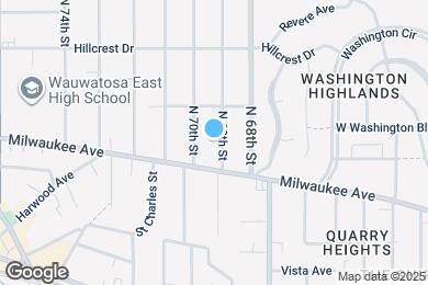 Map image of the property - 1631 N 69th St
