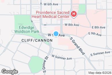 Map image of the property - 221 W 9th Ave