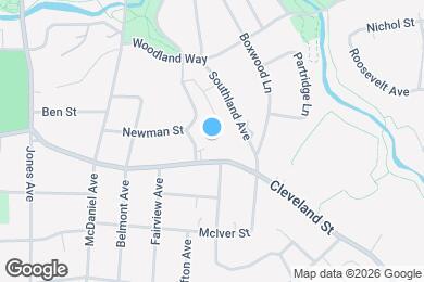 Map image of the property - 601 Cleveland St