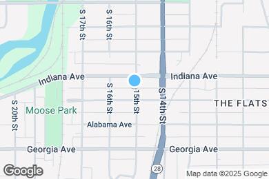 Map image of the property - 1118 S 15th St