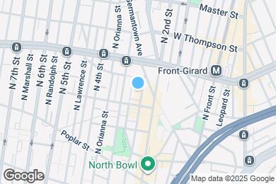 Map image of the property - 1124 N American St