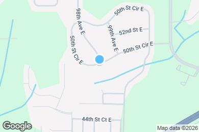 Map image of the property - 9865 50th St Cir E