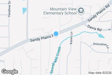 Map image of the property - 3150 Sandy Plains Rd