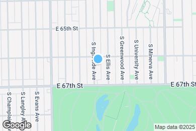 Map image of the property - 6617 S Ingleside Ave