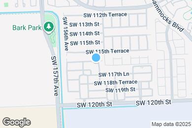Map image of the property - 15434 SW 116th Terrace