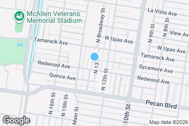 Map image of the property - 1809 N Broadway St