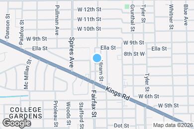 Map image of the property - 1719 Fairfax St