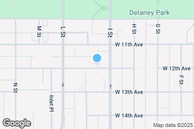 Map image of the property - 957 W 12th Ave