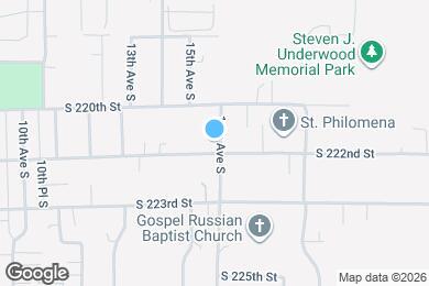 Map image of the property - 22039 16th Ave S