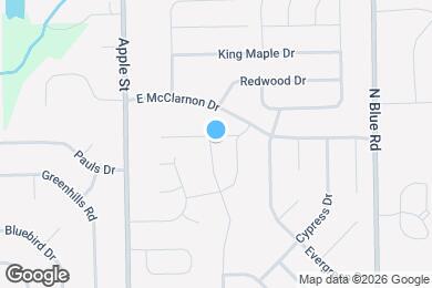 Map image of the property - 1503 Lexington Trail