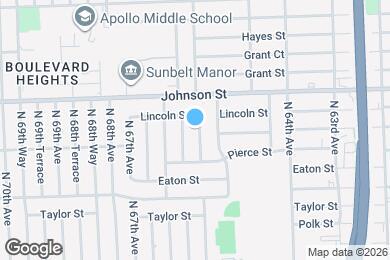 Map image of the property - 710 N 65th Ter