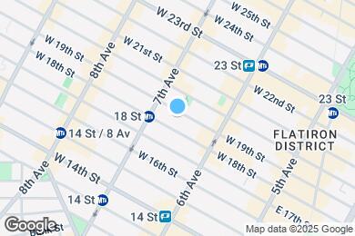 Map image of the property - 140 W 19th St