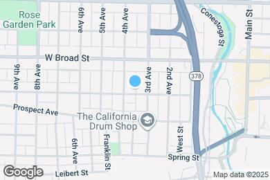 Map image of the property - 420 W Market St