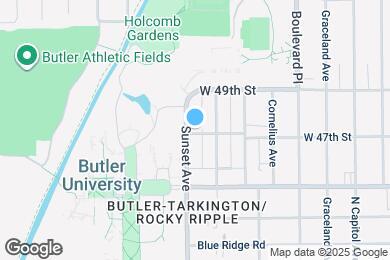 Map image of the property - 4703 Sunset Ave
