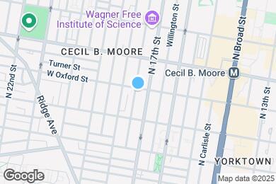 Map image of the property - 1716 W Oxford St