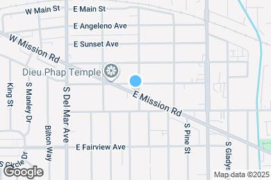 Map image of the property - 425 E Mission Rd