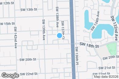 Map image of the property - 1739 SW 138th Ave