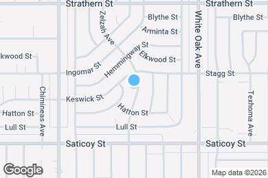 Map image of the property - 7741 Zelzah Ave