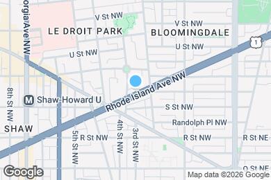 Map image of the property - 225 Rhode Island Avenue NW
