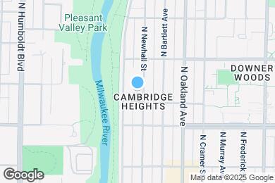 Map image of the property - 3221 N Newhall St