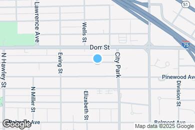 Map image of the property - 645 Woodland Ave
